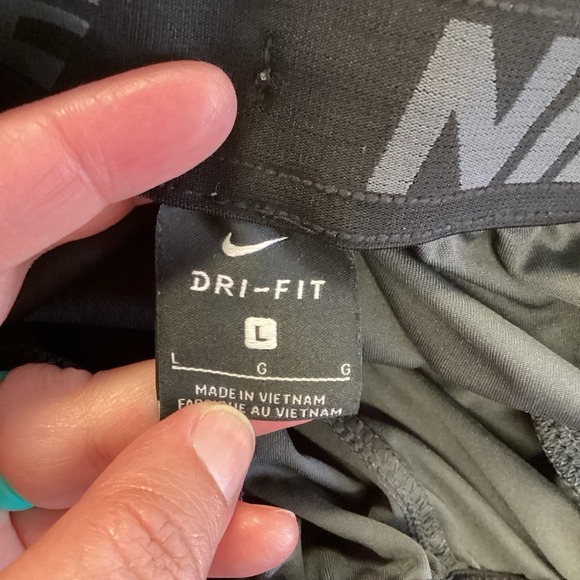 Men's Nike Performance Athletic Shorts Gray Large - Picture 5 of 8
